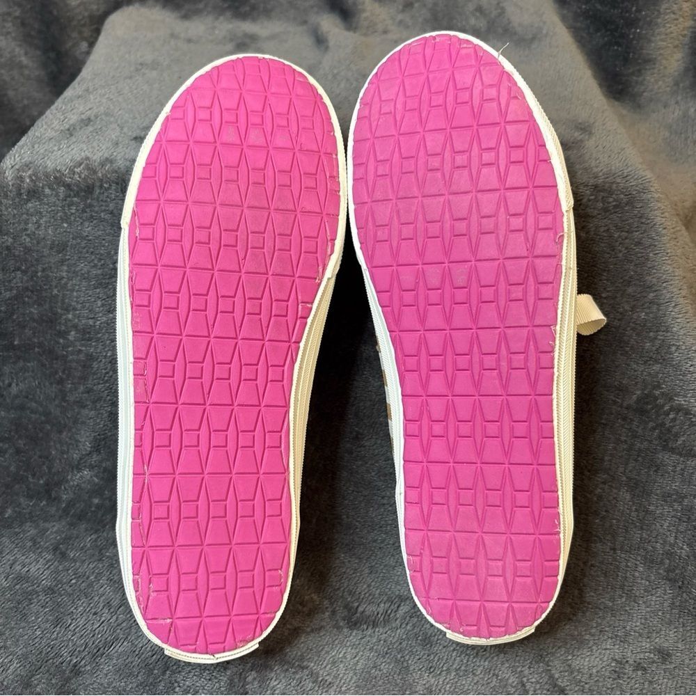 Kate Spade Beige and White Striped Sneakers Sz 6.5 pre-owned - Picture 8 of 12